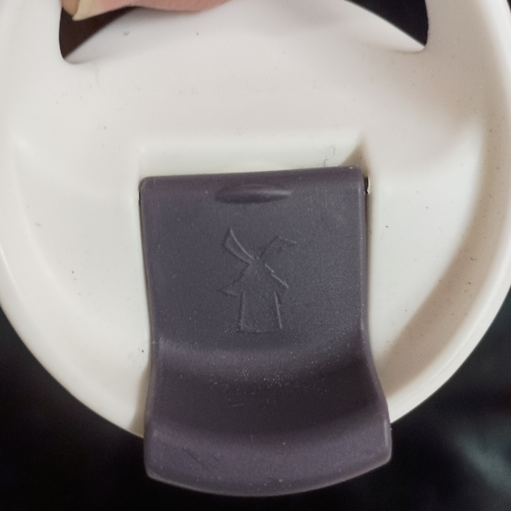 White and Purple Bath & Body Bottle with Windmill Design - Picture 15 of 16